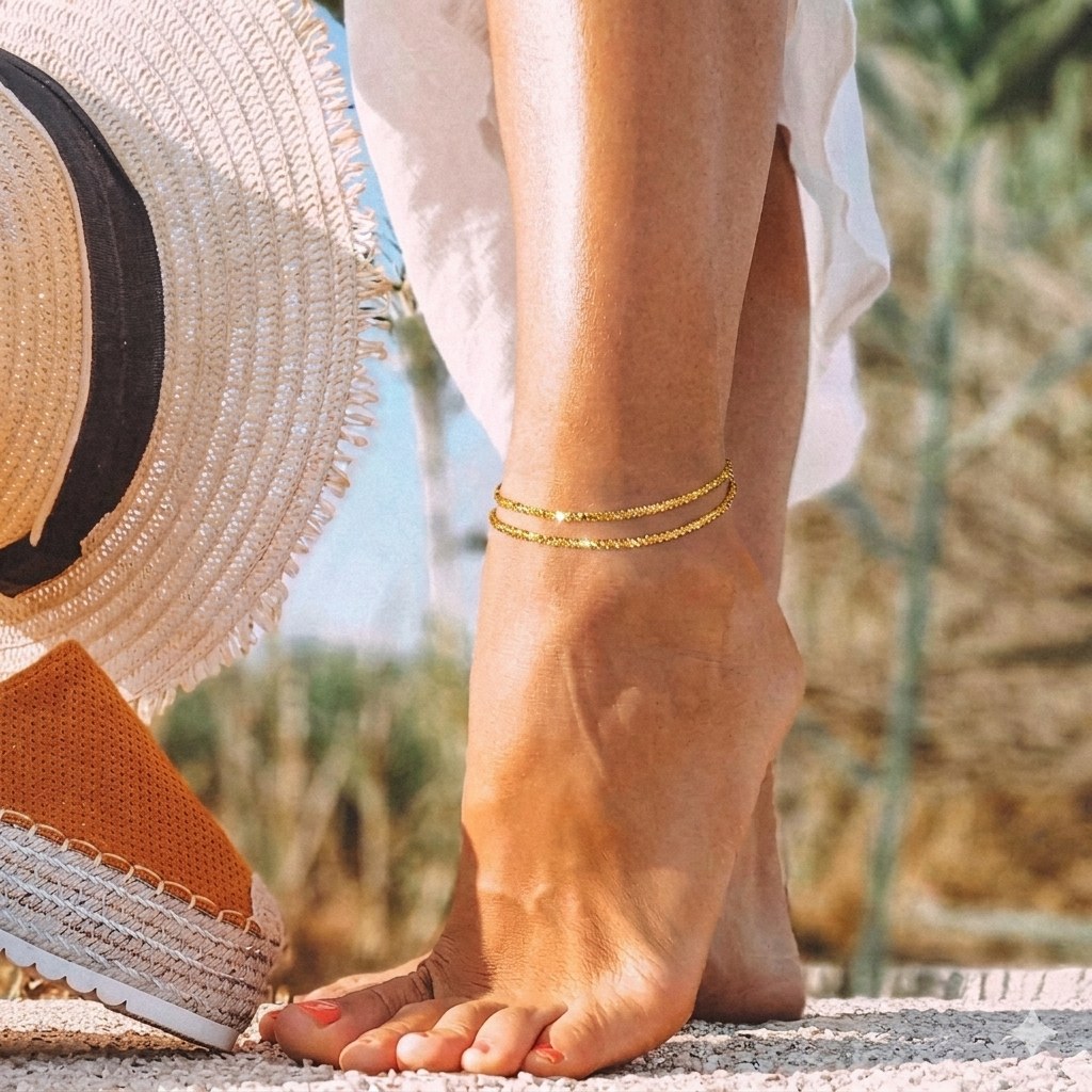 Waterproof Layered Anklet