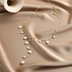 Pearl Magic Waterfall Necklace