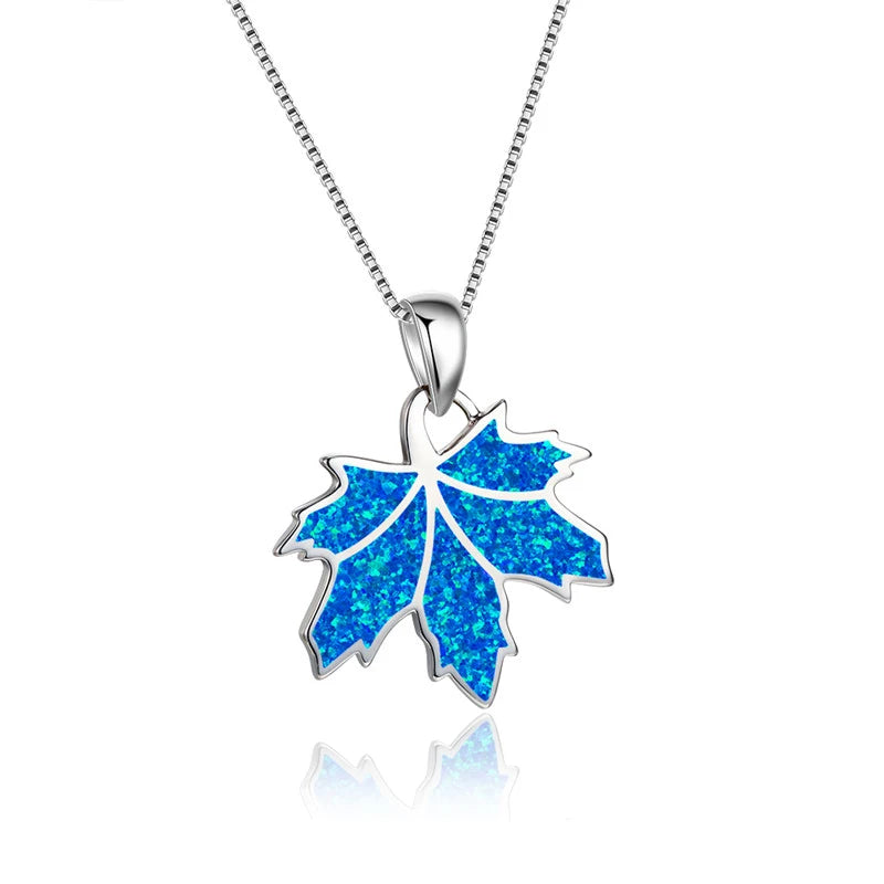 Sun Flower Opal Pendant Necklace