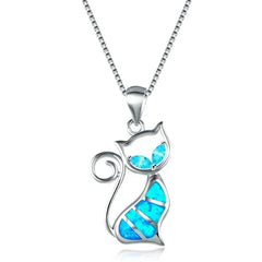 Sun Flower Opal Pendant Necklace