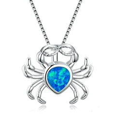 Sun Flower Opal Pendant Necklace