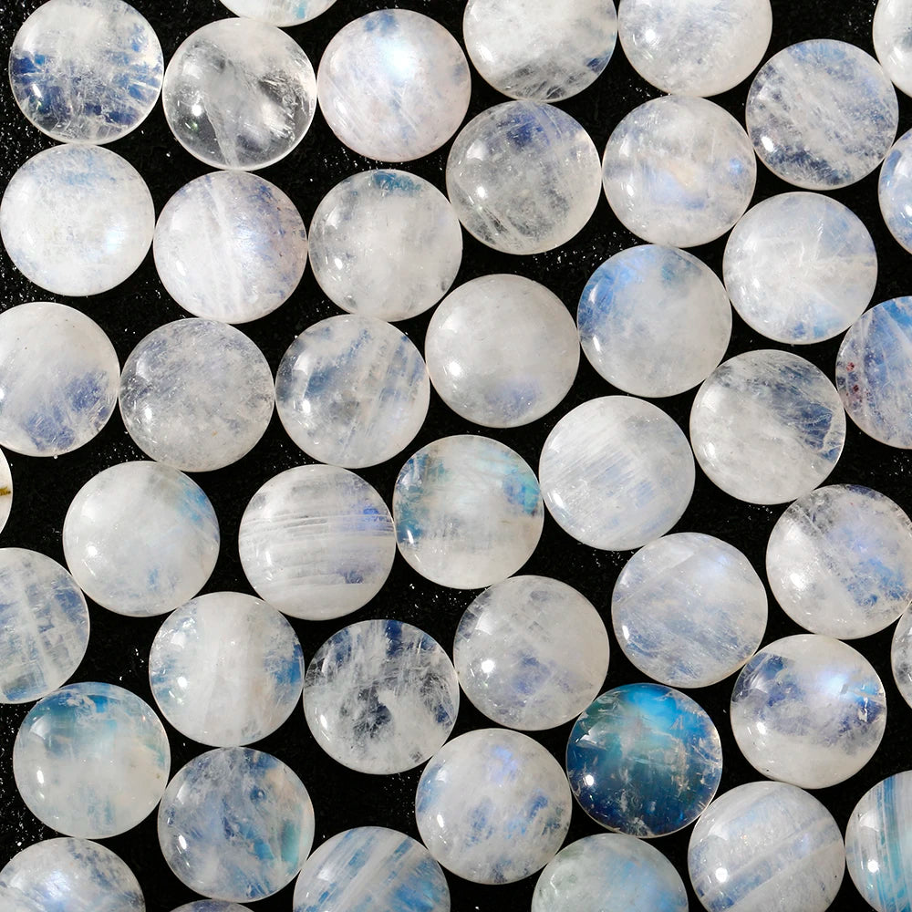 Natural Moonstone Silver Ring