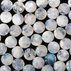 Natural Moonstone Silver Ring