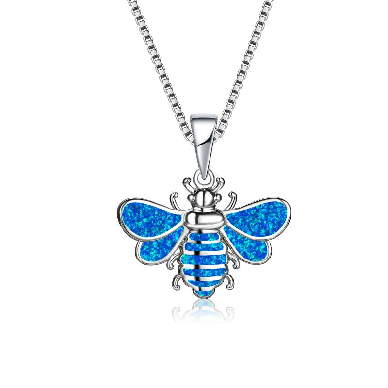 Sun Flower Opal Pendant Necklace