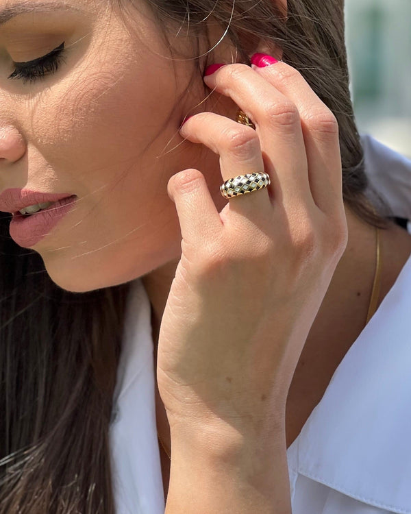 Checkerboard Ring
