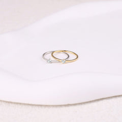Tiny Diamond Ring