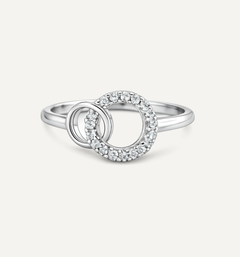 Mother Daughter Infinity Ring