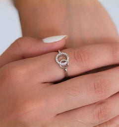 Mother Daughter Infinity Ring