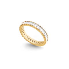 Baguette Birthstone Eternity Band