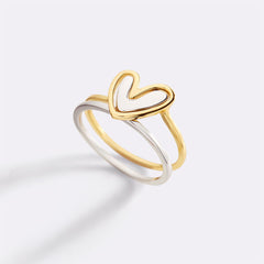 Self Love Layered Heart Ring