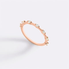 Ultra Thin Floating Eternity Ring