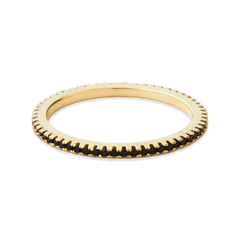 Black Diamond Eternity Stacking Ring