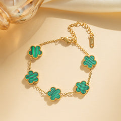 Five-Petal Flower Bracelet
