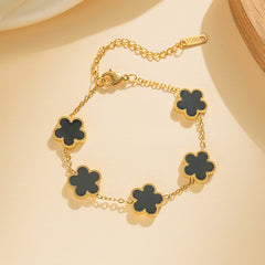 Five-Petal Flower Bracelet
