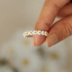 Garden - Luxurious Flower Adjustable Ring