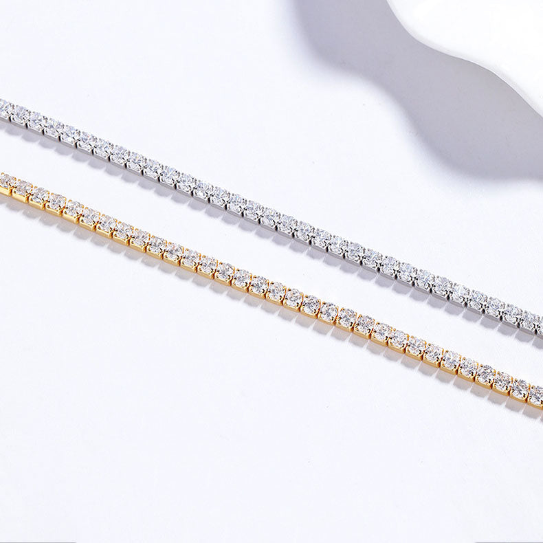 3mm Cubic Zirconia Tennis Bracelet