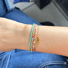 Colourful Beaded Bracelet