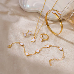 Five-Piece Flower Jewellery Set