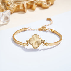 Waterproof Clover Bangle