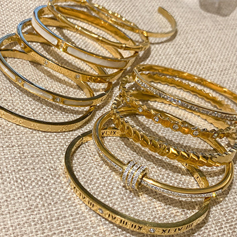 5 Piece Stackable Bangle Set