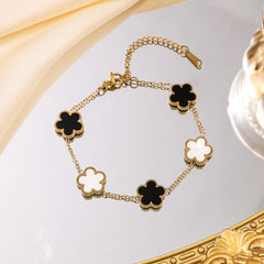 Five-Petal Flower Bracelet