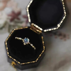 Moonstone Open Ring