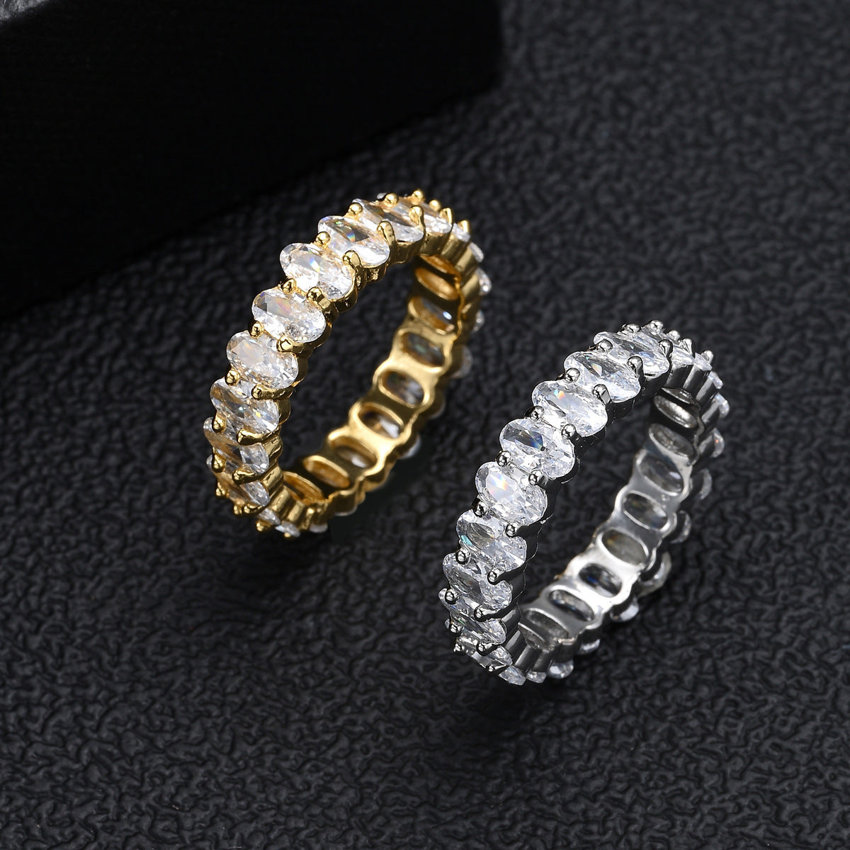 Oval CZ Ring