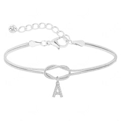 Knot & Initial Bracelet