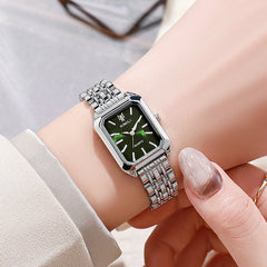 Classic Square Link Bracelet Watch