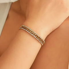 Vela Bracelet | Gold