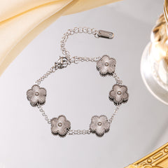 Five-Petal Flower Bracelet