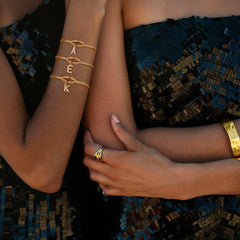 Knot & Initial Bracelet