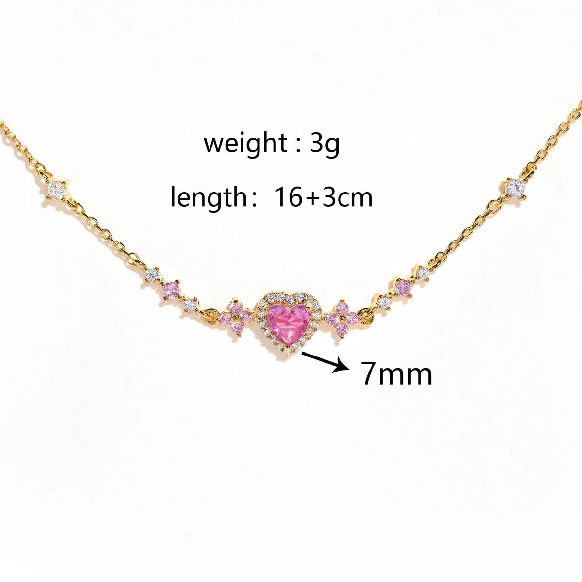 Pink Bow Crystal Stacking Bracelet Set
