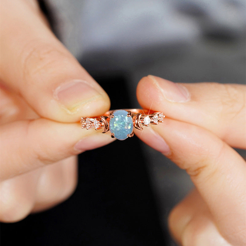 Synthetic Opal Ring