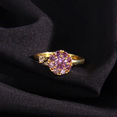 Spinning CZ Open Ring