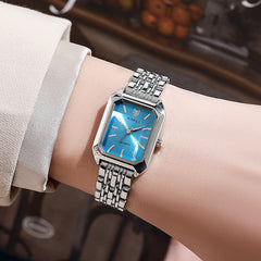 Classic Square Link Bracelet Watch