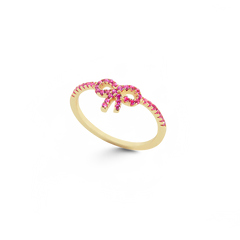Pave Bow Ring