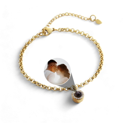 Petite Halo Photo Bracelet