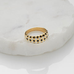 Checkerboard Ring