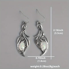 Bohemian Opal Drop Earrings