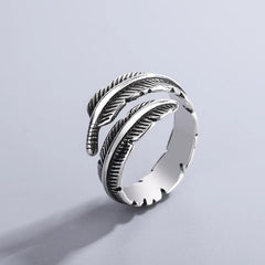 Feather From An Angel - Adjustable Memorial Ring