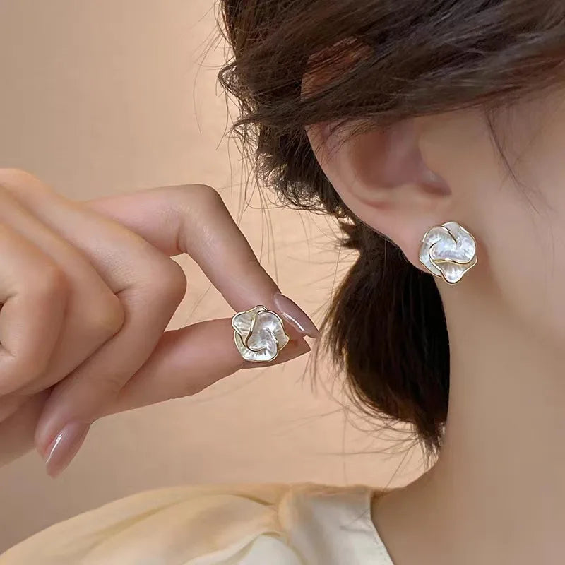 Pearl Blossom Earrings