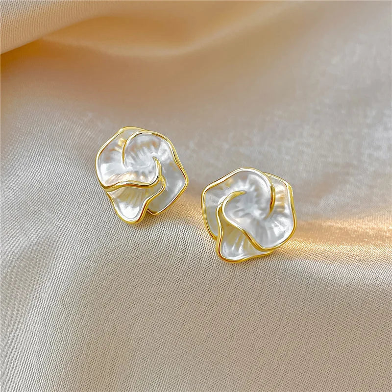 Pearl Blossom Earrings