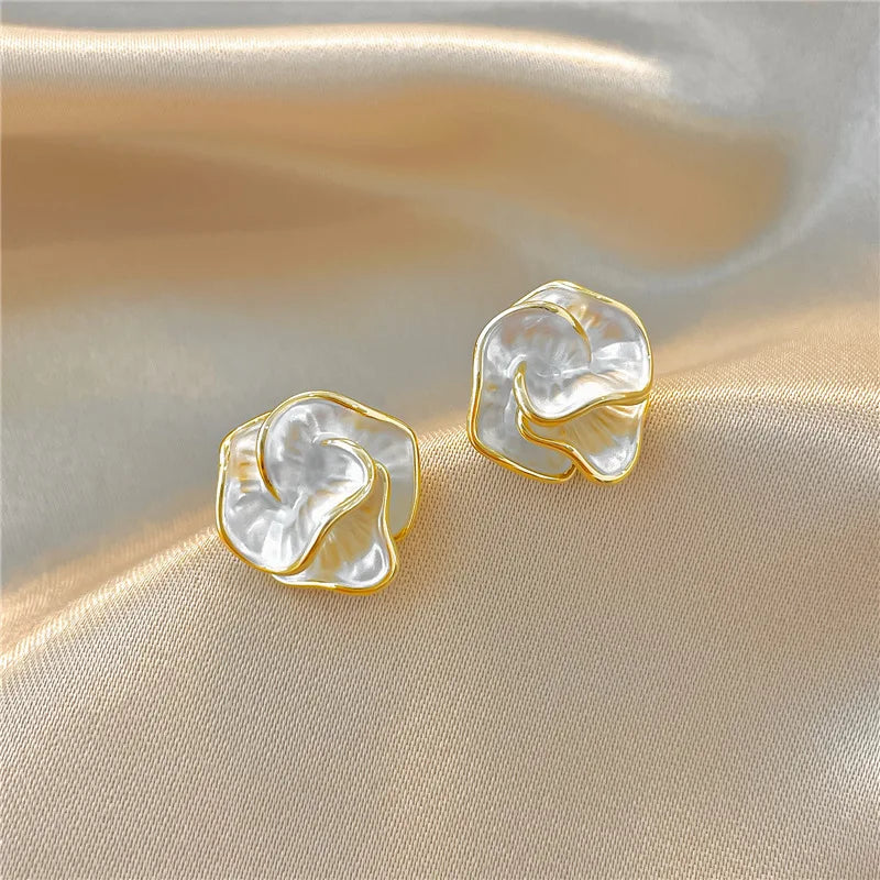 Pearl Blossom Earrings