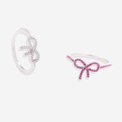 Pave Bow Ring