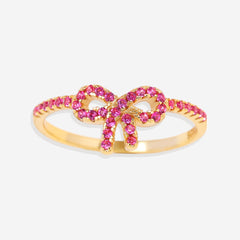 Pave Bow Ring