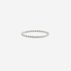 Dainty Braided Stacking Ring