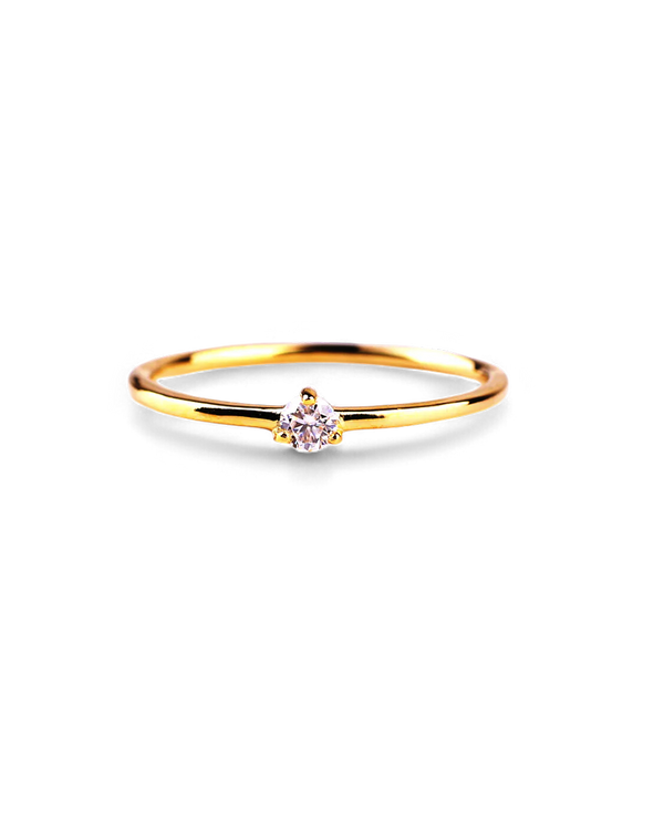 Tiny Diamond Ring
