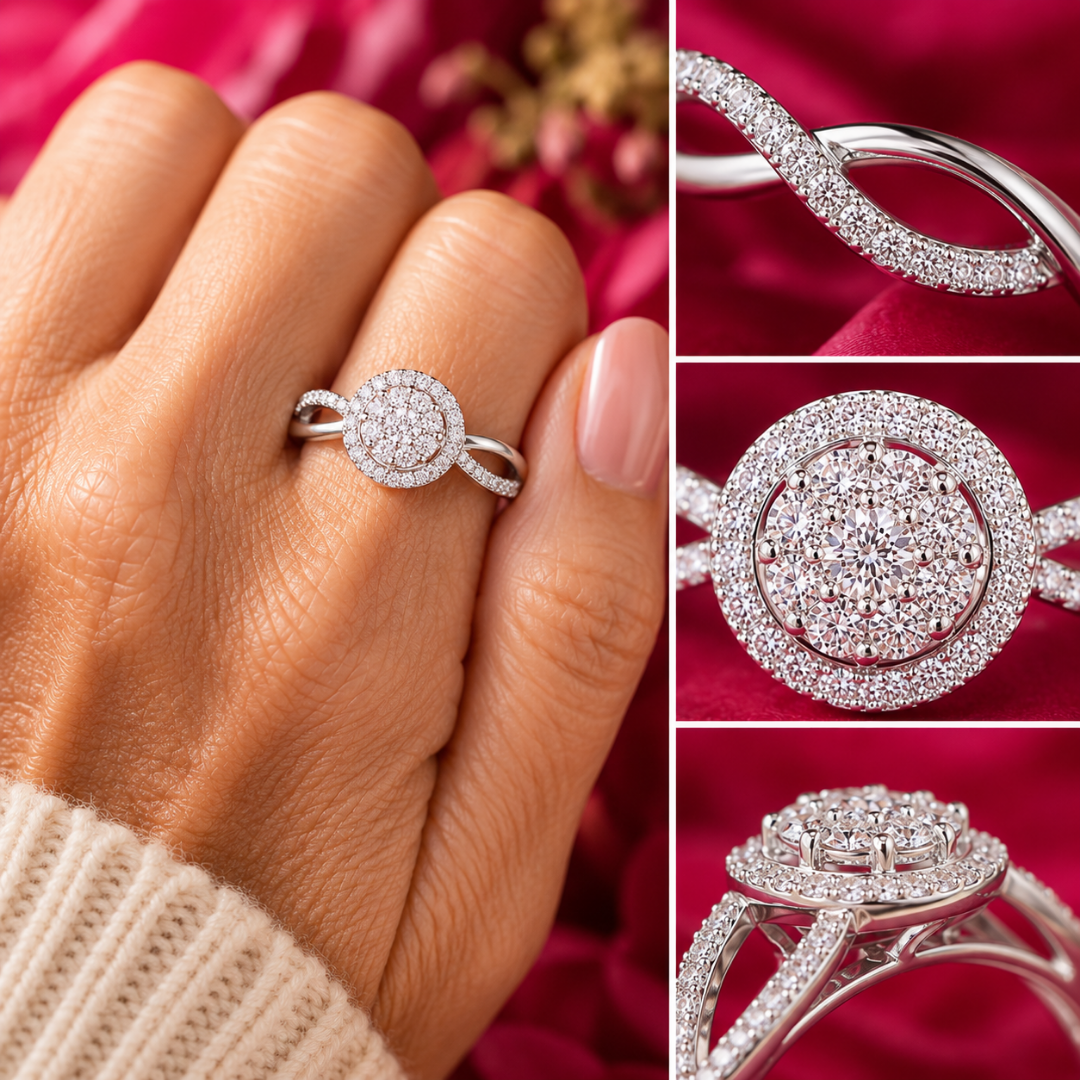 Mother & Daughter Forever Circle Ring