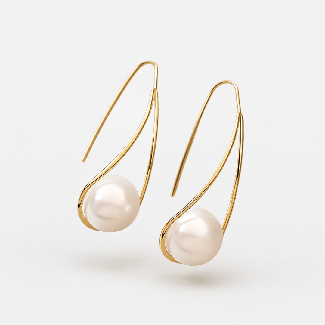 Elegant Pearl Mystic Earrings